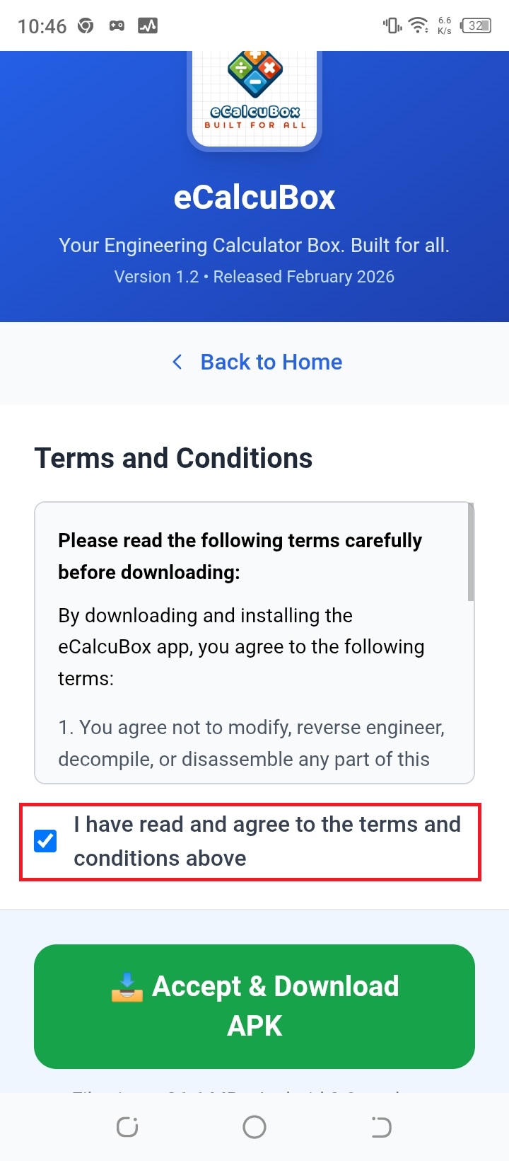 Step 1: Accept and Download