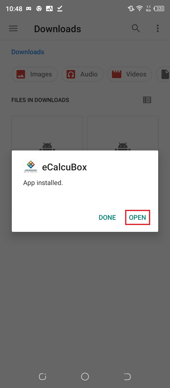 Step 6: Open App